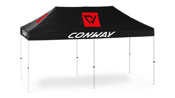 CONWAY Präsentationszelt Komplettset Pavillon inkl 6 x 3 m