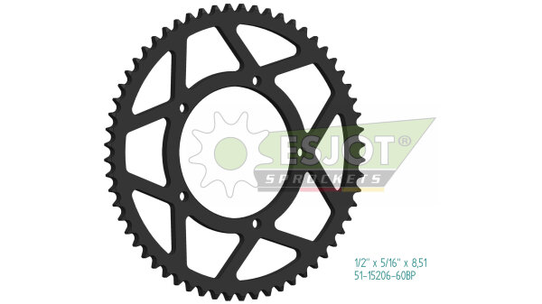 ESJOT Kettenrad "15206" 428, Aluminium 60 Zähne