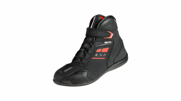 LS2 Stiefel "Garra WP Man" Herren, Nubukleder Wass Gr. 42, schwar