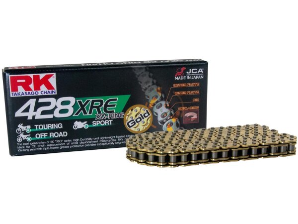 RK Kette "GB428XRE" 1/2 x 5/16, XW-Ring Kette, Zug 112 Glieder, H