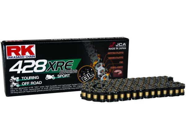 RK Kette "BL428XRE Black Scale" 1/2x5/16, XW-Ring  128 Glieder, H
