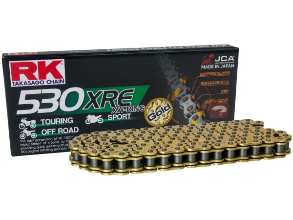 RK Kette "GB530XRE" 5/8 x 3/8, XW-Ring Kette, Zugk 118 Glieder, H