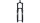 ROCKSHOX Federgabel "Domain Gold Isolator RC3" 27, schwarz, 160 m