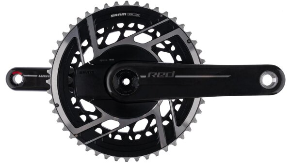 SRAM Kettenradgarnitur Powermeter "Red AXS E1" 2-f 35 / 48 Zähne,