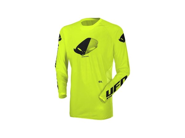 UFO PLAST Jersey "MX Radial" Herren, Material: Pol Gr. L, neongel