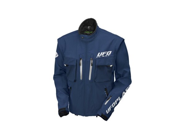 UFO PLAST Jacke "Taiga" Herren, Material: Polyeste Gr. M, blau