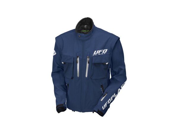 UFO PLAST Jacke "Taiga" Herren Enduro-Jacke, windd Gr. M, blau