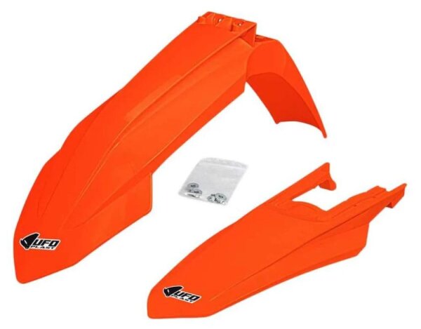 UFO PLAST Kotflügelsatz Für KTM-Modelle Aus hochwe orange