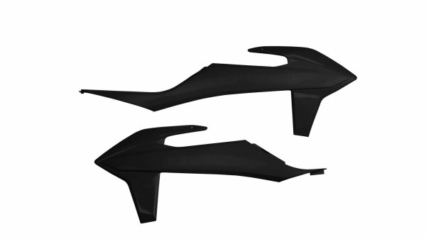 UFO PLAST Kühlerabdeckung  Für KTM-Modelle Aus hoc schwarz