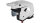UFO PLAST Jethelm Sheratan Verstellbares weiss Gr. 57 / 58 = M