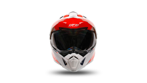 UFO PLAST Endurohelm Aries 2 Helmschale rot / blau Gr. 55 / 56 = S