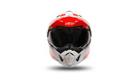 UFO PLAST Endurohelm Aries 2 Helmschale rot / blau Gr. 55...