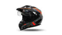 UFO PLAST Endurohelm Aries 2 Helmschale grau / orange Gr....