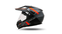 UFO PLAST Endurohelm Aries 2 Helmschale grau / orange Gr....