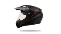 UFO PLAST Endurohelm Aries 2 Helmschale schwarz / rot Gr. 53 / 54 = XS