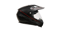 UFO PLAST Endurohelm Aries 2 Helmschale schwarz / rot Gr. 53 / 54 = XS