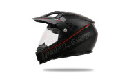 UFO PLAST Endurohelm Aries 2 Helmschale schwarz / rot Gr....