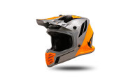 UFO PLAST Kinder-Crosshelm Korey 2 Helm grau / orange Gr....