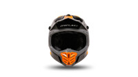 UFO PLAST Kinder-Crosshelm Korey 2 Helm grau / orange Gr. 47 / 48 = S