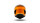 UFO PLAST Kinder-Crosshelm Korey 2 Helm grau / orange Gr. 47 / 48 = S
