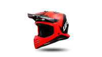 UFO PLAST Kinder-Crosshelm Korey 2 Helm schwarz / rot Gr....