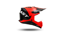 UFO PLAST Kinder-Crosshelm Korey 2 Helm schwarz / rot Gr. 47 / 48 = S