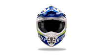 UFO PLAST Crosshelm Intrepid 2 Helmscha blau / gelb Gr....