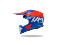 UFO PLAST Crosshelm Intrepid 2 Helmscha blau / orange Gr. 55 / 56 = S