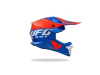 UFO PLAST Crosshelm Intrepid 2 Helmscha blau / orange Gr. 55 / 56 = S