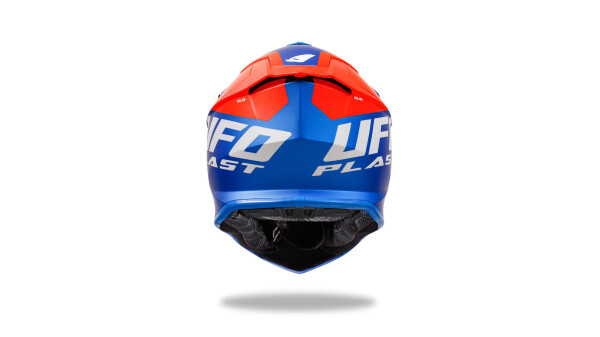 UFO PLAST Crosshelm Intrepid 2 Helmscha blau / orange Gr. 57 / 58 = M