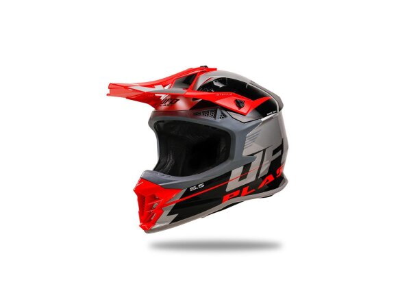 UFO PLAST Crosshelm Intrepid 2 Helmscha grau Gr. 57 / 58 = M