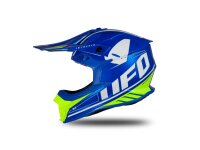 UFO PLAST Crosshelm Intrepid 2 Helmscha blau / neon gelb Gr. 59 / 60 = L