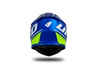 UFO PLAST Crosshelm Intrepid 2 Helmscha blau / neon gelb Gr. 59 / 60 = L