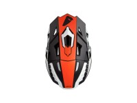 UFO PLAST Crosshelm Echus 2 Helmschaleng schwarz / orange...