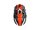 UFO PLAST Crosshelm Echus 2 Helmschaleng schwarz / orange / weiss matt Gr. 57 / 58 = M