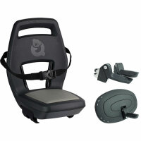 Kindersitz QIBBEL 6+ JUNIOR bis 35 kg, schwarz für...