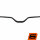 Bügel RISER BAR 70/ 35,0 ergotec, 12°, Ø = 35,0mm, Aluminium, schwarz, SL 6