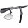 Spiegel KF Sport Typ C, kl. Außenklemmung Krampe, links, 131x82mm, E-25, klappbar, schwarz