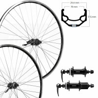 Radsatz 28" Disc Centerlock, schwarz, SE ZAC 19,...