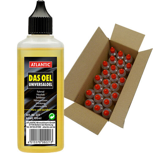 Atlantic Universalöl DAS OEL Flasche 100ml / Karton mit 24 Stk.