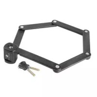 Faltschloss F 875/6 M-WAVE, L=875mm, Ø=8x25mm, schwarz