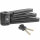 Faltschloss F 875/6 M-WAVE, L=875mm, Ø=8x25mm, schwarz