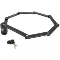 Faltschloss F 1240/8 M-WAVE, L=1.240mm, Ø=8x25mm, schwarz