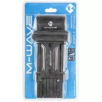 Faltschloss F 1240/8 M-WAVE, L=1.240mm, Ø=8x25mm, schwarz