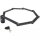 Faltschloss F 1240/8 M-WAVE, L=1.240mm, Ø=8x25mm, schwarz