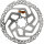 Bremsscheibe SM-RT26 Ø=180mm Shimano, Edelstahl, 6-Loch, silber