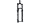 ROCKSHOX Federgabel "Lyrik Ultimate RC2" 27,5" Boo schwarz, 140 m