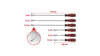 KS-TOOLS Lösehebelsatz Spezialwerkzeugstahl,...