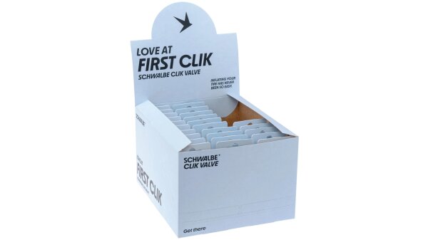 SCHWALBE Ventilverlängerung "Clik Valve" Aluminium Starter-Kit Bl