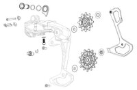 SRAM Käfig Set für XX SL